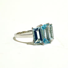 9ct White Gold 4.5ct Natural Aquamarine Ring