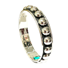 Sterling Silver Medium Bauble Solid Bangle