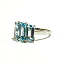 9ct White Gold 4.5ct Natural Aquamarine Ring