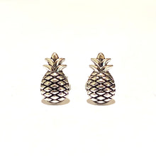 Sterling Silver Pineapple Stud Earrings