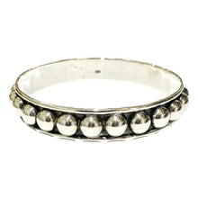 Sterling Silver Thin Bauble Solid Bangle