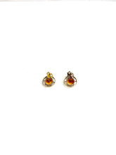Citrine Circle Earrings