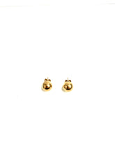 9ct Yellow Gold Large Ball Stud Earrings