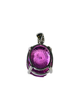 Pink Topaz Pendant Sterling Silver
