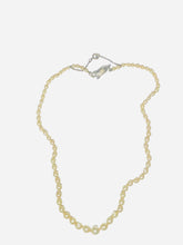 Cultured Pearl Necklace With Sterling Silver Claps