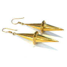 Brass Pointed Earrings