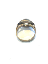 Sterling Silver Round Moonstone Ring