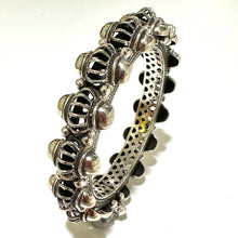 Sterling Silver Hinged Slave Bangle