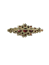 Sterling Silver Garnet Brooch