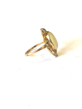 Antique 9ct Gold Dorothy Wager Opal Ring