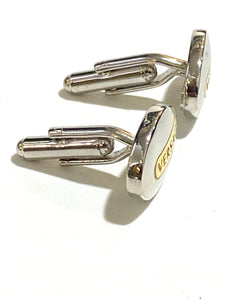 Versace Logo Oval Cufflinks