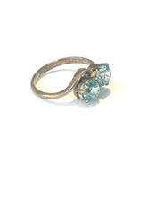 9ct White Gold Zircon Ring