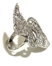 18ct White Gold Art Deco Diamond Ring