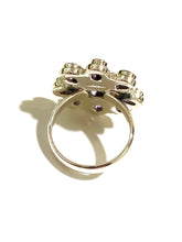 Sterling Silver Amethyst Flower Ring