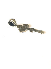 Sterling Silver Engraved Cross Within Cross Pendant