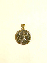 Alexander the Great (replica) Roman Coin Pendant Set in 9ct Gold