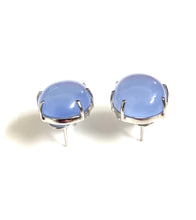 Sterling Silver Chalcedony Earrings