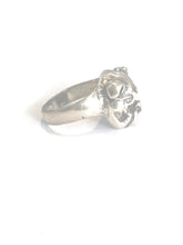 Sterling Silver Bulldog Ring