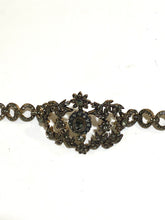 European Imperial Brass and Paste Vintage Bracelet