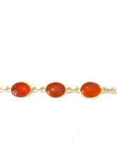 Sterling Silver Carnelian Bracelet