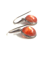 Sterling Silver Sunstone Earrings