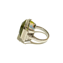 Platinum 19.42ctw Tourmaline Cocktail Ring