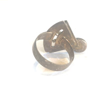 Sterling Silver Triangle with Circle Ring