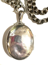 Antique Sterling Silver Chain and Locket