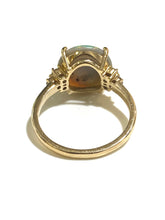9ct Yellow Gold Solid 2.85ct Opal Ring