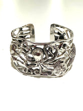 Sterling Silver Starfish Turtle Octopus Cuff