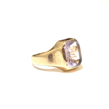 Antique Yellow Gold Amethyst Signet Ring