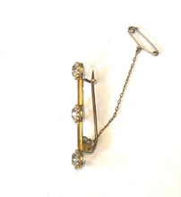 9ct Gold Rock Crystal Brooch
