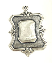 Sterling Silver Rectangle Medal Pendant