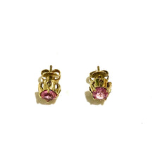 9ct Gold Paste Stud Earrings