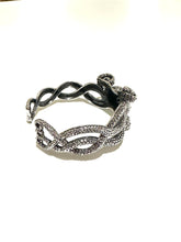 Sterling Silver Dark Textured Octopus Cuff