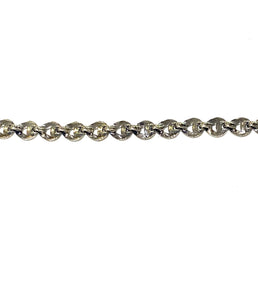 Sterling Silver Marcasite Swirl Link Bracelet