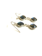 Labradorite and Sterling Silver Drop Earrings