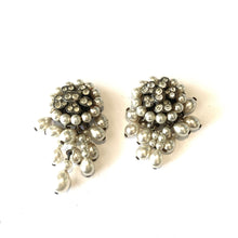 French Vintage Clip On Earrings
