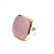 Vivacious Sterling Silver Pink Kunzite Ring