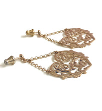 9ct Gold Cut Out Heart Earrings