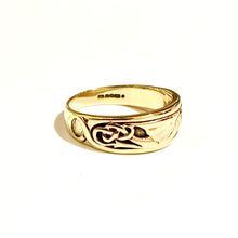 Vintage 9ct Yellow Gold Band