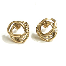 9ct Gold Triple Twist Earrings