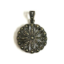 Sterling Silver Marcasite Pendant
