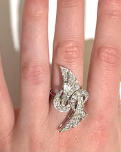 18ct White Gold Art Deco Diamond Ring