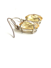 Sterling Silver Lemon Citrine Earrings