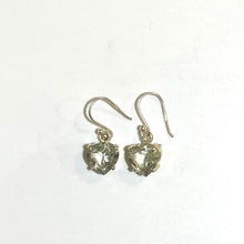Sterling Silver Green Amethyst Earrings