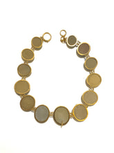Sterling Silver Gold Plate Italian Lava Stone Cameo Necklace