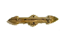 9ct Gold Antique Garnet and Pearl Pin