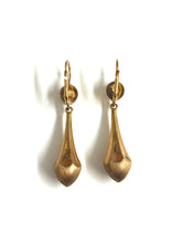 9ct Yellow Gold Continental Clasp Drop Earrings