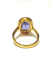 9ct Gold Tanzanite and Ruby Ring